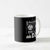 Dj Music Lover Music Player Sound Cool Funny Elly Kaffeetasse (VorderseiteRechts)
