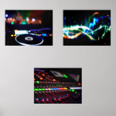 DJ Music Mixer Colors Print Set (Vorderseite)