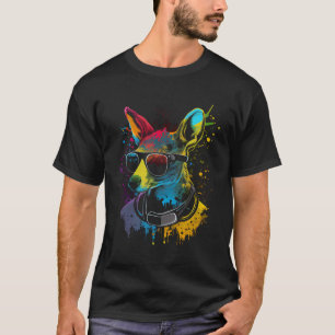 Dj Music Music Fan Kangaroo Party Party Outfit Hop T-Shirt