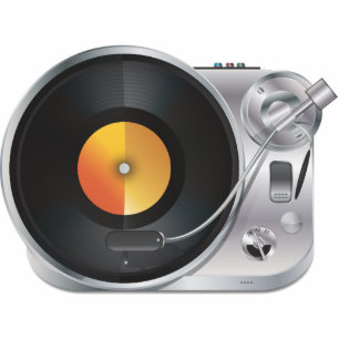 DJ Music Player Fotoskulptur Magnet