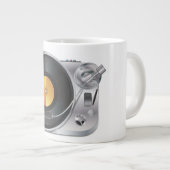DJ Music Player Jumbo-Tasse (Vorderseite Rechts)
