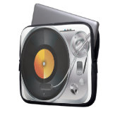 DJ Music Player Laptopschutzhülle (Vorderseite Links)