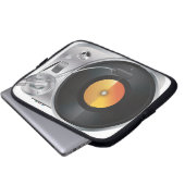 DJ Music Player Laptopschutzhülle (Vorne Knopf)