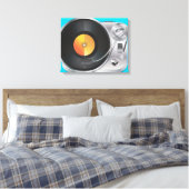DJ Music Player Leinwanddruck (Insitu (Schlafzimmer))