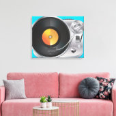 DJ Music Player Leinwanddruck (Insitu (Wohnzimmer))