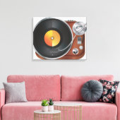 DJ Music Player Leinwanddruck (Insitu (Wohnzimmer))