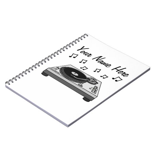 DJ Music Producer Electronic Musician Custom Notizblock (Linke Seite)