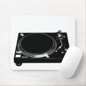 DJ Music Producer Turntable Deck Mouse Pad Mousepad (Mit Mouse)