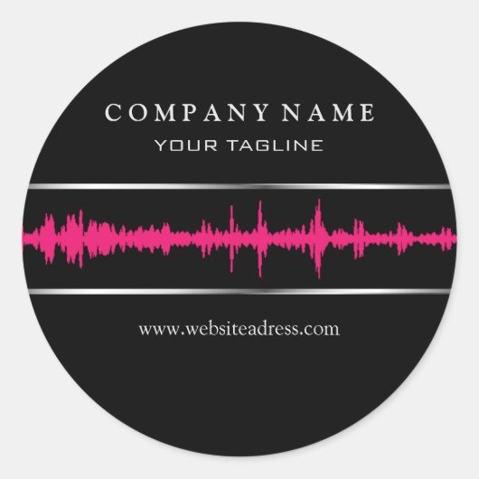 DJ/Music Sticker (Vorderseite)