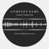 DJ/Music Sticker (Vorderseite)