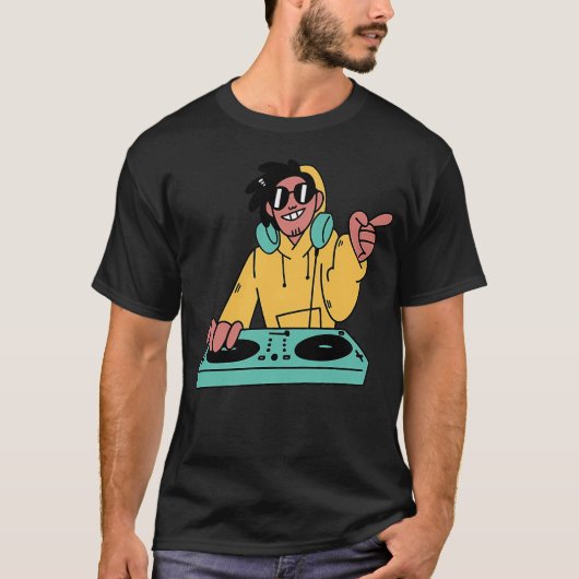Dj Music T-Shirt (Vorderseite)