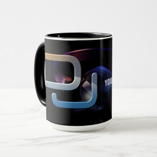 DJ Music Tasse (Vorderseite Links)