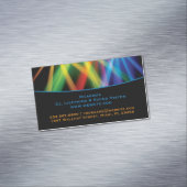 DJ Music Uplighting Magnetische Visitenkarte (Beispiel)