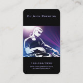 DJ Music Visitenkarte (Vorderseite)