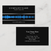 DJ/Music Visitenkarte-Schablone Visitenkarte (Vorne/Hinten)