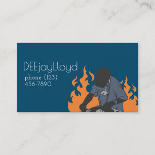 Dj Musician Business Card Visitenkarte