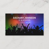 DJ & Musician | Music Party Visitenkarte (Vorderseite)