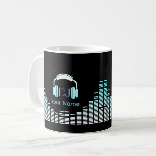 Dj musician Tasse personalisiert (Vorderseite Links)