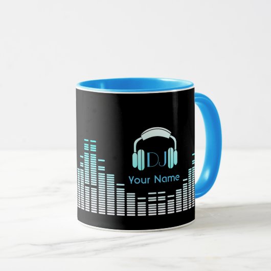 Dj musician Tasse personalisiert (VorderseiteRechts)