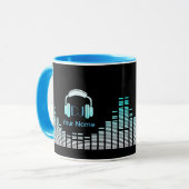 Dj musician Tasse personalisiert (Vorderseite Links)