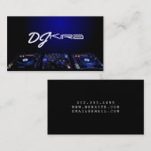 DJ, Musik, Club, Business Card Visitenkarte (Vorne/Hinten)