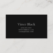 DJ, Musik, Club, Business Card Visitenkarte (Rückseite)