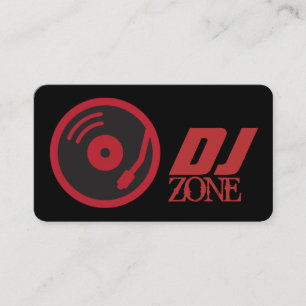 DJ Musik Club Unterhaltungs Visitenkarte 