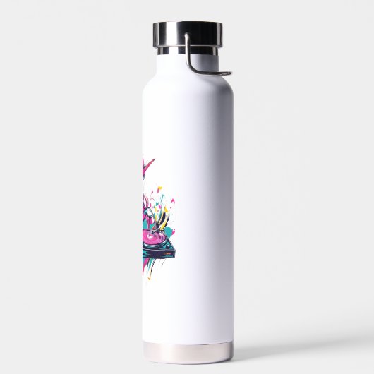 DJ-Musik-Einhorn (1) Trinkflasche (Links)