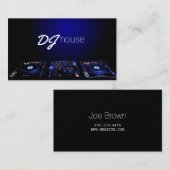 DJ, Musik, Entertainment Business Card Visitenkarte (Vorne/Hinten)