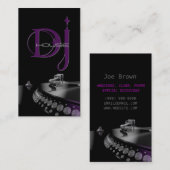 DJ, Musik, Entertainment-Visitenkarte Visitenkarte (Vorne/Hinten)