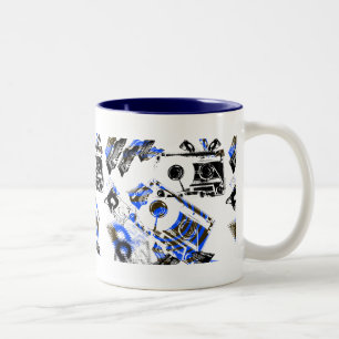 DJ-Musik-Kassette Zweifarbige Tasse