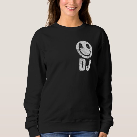 DJ-Musik-Musikplayer Sweatshirt (Vorderseite)