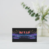 DJ-Musik-Profibusiness Visitenkarte (Stehend Vorderseite)