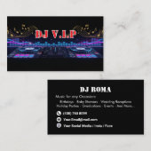 DJ-Musik-Profibusiness Visitenkarte (Vorne/Hinten)