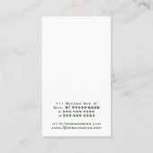 DJ/Musik/Turntable Visitenkarte (Rückseite)