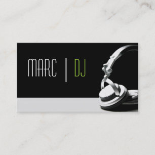 DJ-Musikclub-Unterhaltungs-Geschäftskarte Visitenkarte