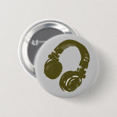 DJ-Musikdesign Button (Vorne & Hinten)