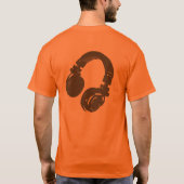 DJ-Musikdesign T-Shirt (Rückseite)