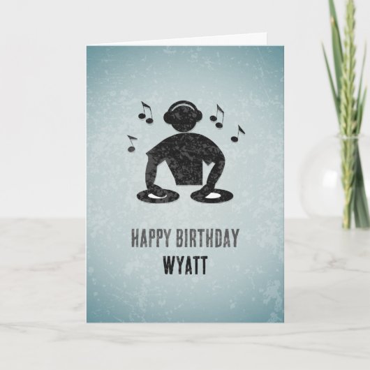 DJ / Musiker - Sound Mixing Graphic, Ihr Name Karte (Vorderseite)