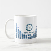 DJ-Musiker-Tasse personalisiert Kaffeetasse (Links)