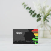 DJ-Musikindustrie-Karte Visitenkarte (Stehend Vorderseite)