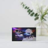 DJ-Musikindustrie-Karte Visitenkarte (Stehend Vorderseite)