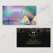 DJ-Musikkopfhörer Visitenkarte (Vorne/Hinten)