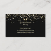 DJ-Musikkopfhörer Visitenkarte (Rückseite)