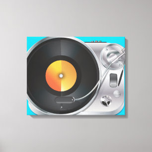 DJ-Musikplayer Leinwanddruck