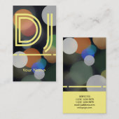DJ-Musikproduktion und Partynachtabdeckung Visitenkarte (Vorne/Hinten)