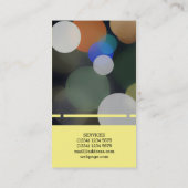 DJ-Musikproduktion und Partynachtabdeckung Visitenkarte (Rückseite)