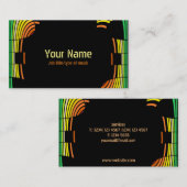 DJ-Musikproduktionsmusiker-Kartenentzerrer Visitenkarte (Vorne/Hinten)