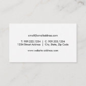 Dj - Musikproduzent Visitenkarte (Rückseite)