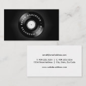 Dj - Musikproduzent Visitenkarte (Vorne/Hinten)